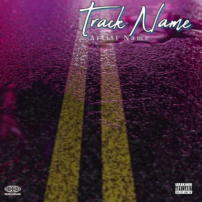 Purple Music Album Cover Album Cover Video Template | PosterMyWall
