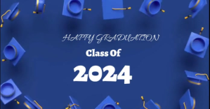 Purple Navy Blue Happy Graduation Mp4 Video T Iklan Facebook template