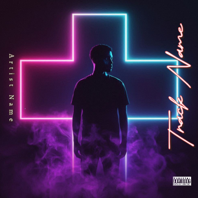Copy of Purple Neon Album Cover Album Cover | PosterMyWall