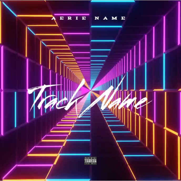 Copy of Purple Neon Album Cover Album Cover Video | PosterMyWall