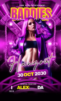 Violet Nightclub Event Umthetho we-US Template