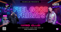 Lila Club Event Promotion Obraz udostępniany na Facebooku Template