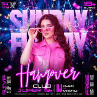 Negro Club Party Instagram 帖子 Template