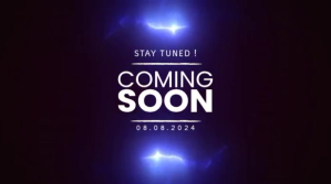 Purple Neon Coming Soon Pos Twitter template