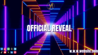 Purple Event Announcement งานแสดงผลงานแบบดิจิทัล Template