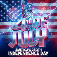 Ungu Independence Day Celebration Сообщение Instagram Template