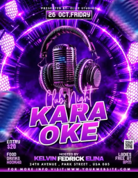 Ungu Karaoke Night Flyer Template