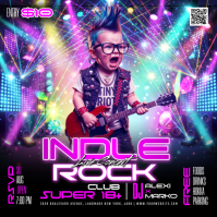 Morado Rock Concert Instagram-opslag Template