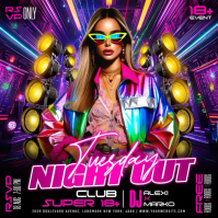 Roxo Nightclub Event Iphosti le-Instagram Template