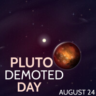 Happy Pluto Rotation Day Pluto Day Template | PosterMyWall