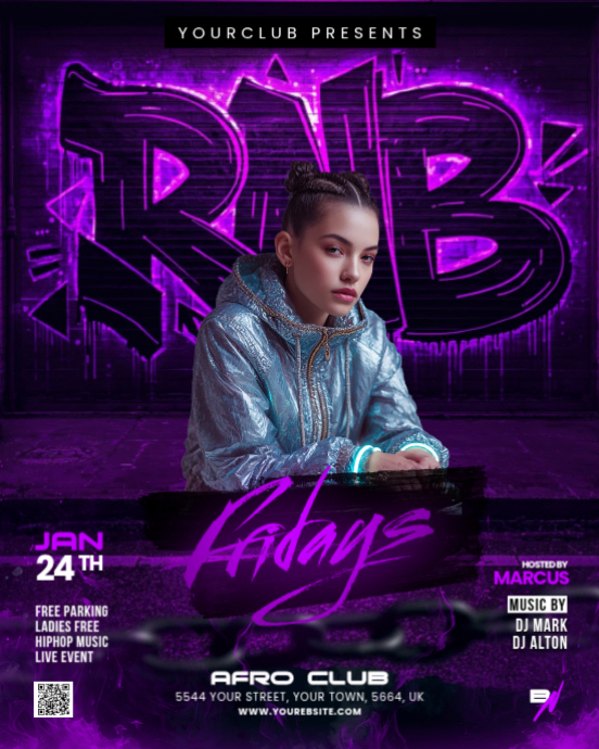 Plantilla de R&b Club Event | PosterMyWall