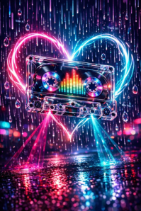 Morado Retro Music Poster Template