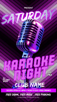 Lilla Karaoke Night Instagram Reel Template
