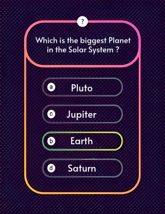 Plantilla de Purple Neon Trivia Questions And Answers Flyer (us Letter ...