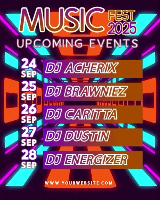 Music Festival Template | PosterMyWall