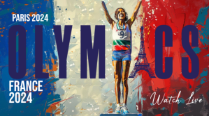 Purple Paris Olympics Digital Display (16:9) template