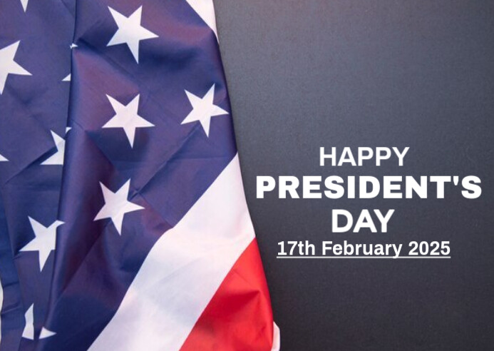 Purple Pastel Happy President's Day Usa Postcard Briefkaart template