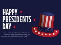 Purple  President1s Day , Happy President`s Day Yard Sign template