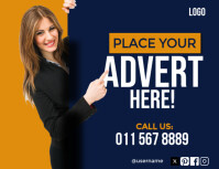 Purple Professional Advertisement Signboard Design Template  Flyer (us Letter)
