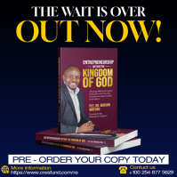 Purple Professional Book Launch Promotion Instagram Post template