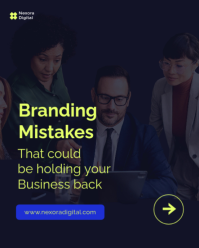Paars Branding Mistakes Instagram Portrait Template - Page 1
