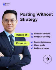 Purple Branding Mistakes Instagram Portrait Template - Page 4