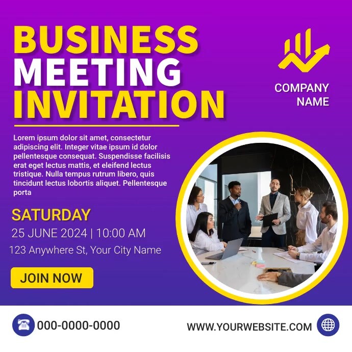 Meeting Invitation Message Examples Business Staff Meeting Invitation