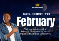 Purple Professional Church A3 template