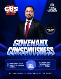 Purple Church Conference Flyer Template
