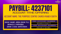 Ungu Church Donation Information YouTube-thumbnail Template