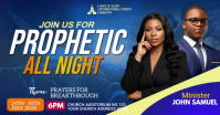 Purple Professional Church Event Facebook Shared Image template