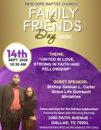Purple Professional Church Event Flyer Iflaya (Incwadi ye-US) template