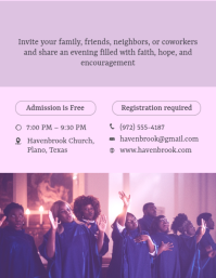 Purple Church Event Flyer Template - Page 4