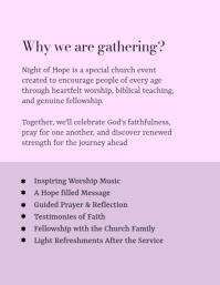 Purple Church Event Flyer Template - Page 2