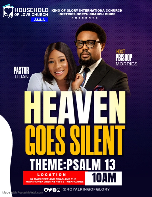 Purple Church Event Flyers Template | PosterMyWall