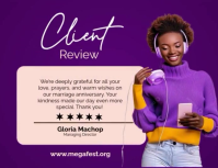 Purple Professional Church  Flyer (us Letter) template