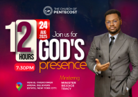 Purple Professional Church Flyers  A1 template