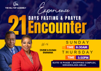 Purple Professional Church Flyers  A4 template