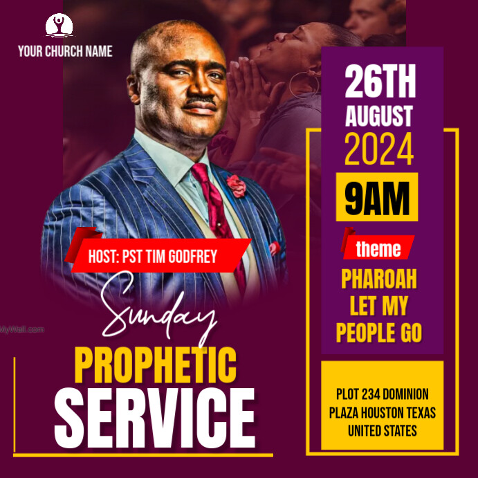 Copy of Purple Professional Church Instagram Post | PosterMyWall
