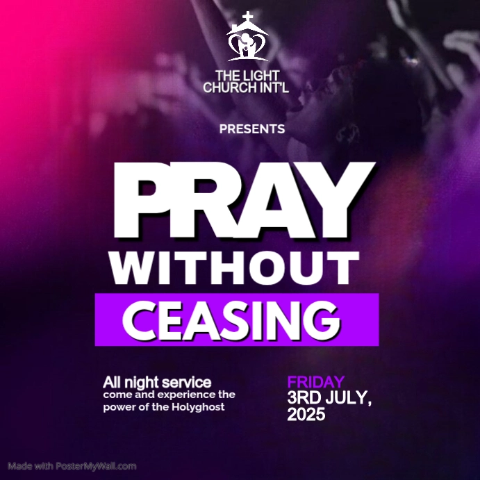 Purple Professional Church Instagram Post Template | PosterMyWall