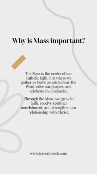 Violet Church Mass Invitation Instagram na Kuwento Template - Page 2