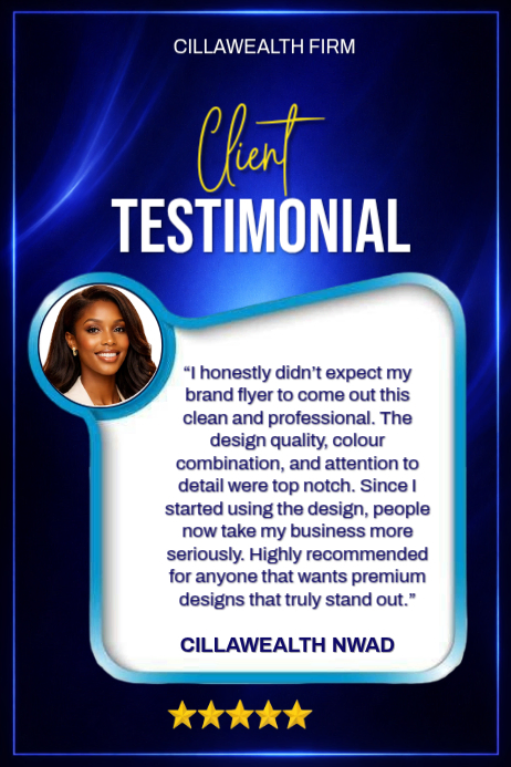Client Testimonial Posters Template | PosterMyWall