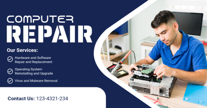 Computer Repair Service Template | PosterMyWall