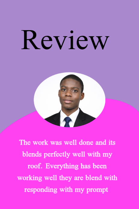 Purple Customer Review Posters Template | PosterMyWall