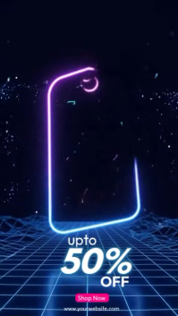 Purple Professional Cyber Monday Sale Template Instagram Story