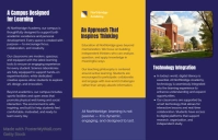 Purple Professional Educational Institution Promotion Tabloid template - Page 3