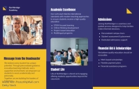 Purple Professional Educational Institution Promotion Tabloid template - Page 2