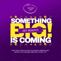 Purple Professional Event Announcement  Instagram Post Instagram-bericht template