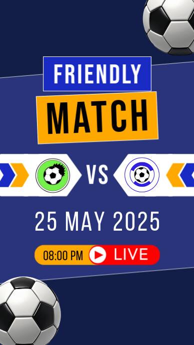 Purple Professional Football Instagram Story template