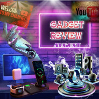 Purple Professional Gadgets Rewiew Instagram Post template